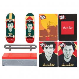 Tech deck pachet cu obstacol fingerboard james