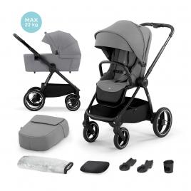 Carucior kinderkraft nea, 2 in 1, platinum grey