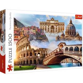 Puzzle trefl 1500 locuri favorite din italia