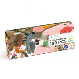 Puzzle galerie fiesta animalelor, djeco