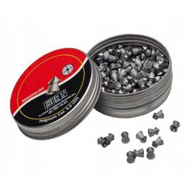 Set 200 alice de plumb ideallstore®, straight shot, ascutite, calibru 5.5 mm, argintii