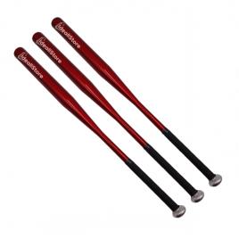Set trei bate de baseball ideallstore®, aluminiu, 80 cm, rosu