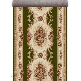 Traversa hol, model clasic 574 310, traversa latime 80 cm, verde crem, festonata la capete