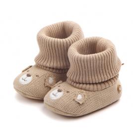 Botosei crosetati - ursuletul crem (marime disponibila: 3-6 luni (marimea 18