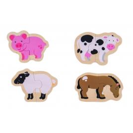 Puzzle - animale de la ferma - bigjigs