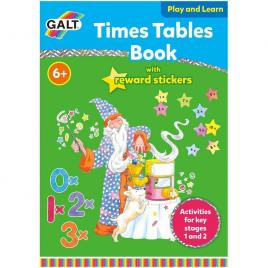Carte cu activitati si abtibilduri - tabla inmultirii