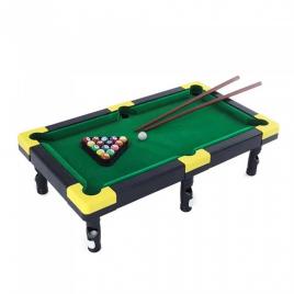 Jucarie interactiva masa de biliard pentru copii, cu 2 tacuri și 15 bile, 55 x 29 x 14 cm