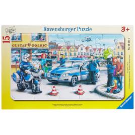 Puzzle departamentul politiei, 15 piese