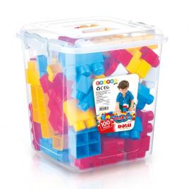 Cuburi mari de construit in cutie dolu 100 piese