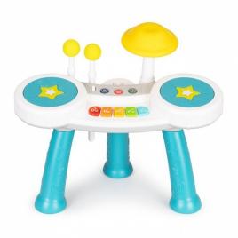 Masuta muzicala cu pian si tobe pentru copii huanger he0525