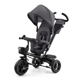 Tricicleta copii kinderkraft aveo malachite grey cu sezut rotativ