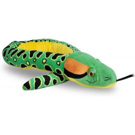 Jucarie plus sarpe anaconda verde inchis wild republic 137 cm