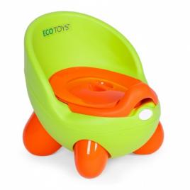 Olita pentru copii, insertie detasabila, picioare antiderapante ecotoys pp112 - verde