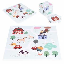 Salteluta de joaca pentru copii 90.5 x 90.5 x 1 cm ecoeva020 - ferma