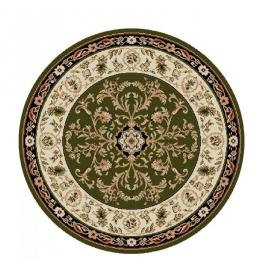 Covor rotund, model lotos 523 310, verde