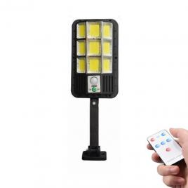 Lampa solara led cu suport de prindere, 120w, telecomanda, 9cob