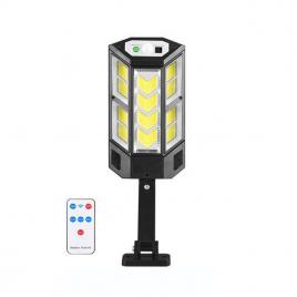 Lampa solara led cu suport de prindere, 124 cob, 200w