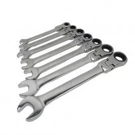 Set chei  combinate cu clichet si articulatie, 7 piese