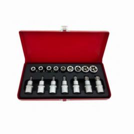 Trusa mlg 2029 16 piese 12 chei tubulare capete biti torx