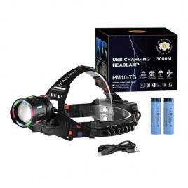 Lanterna de cap sy8087tg, zoom, 4 moduri iluminare
