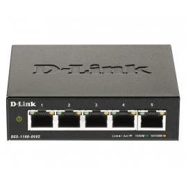 Switch d-link smart 5 porturi gigabit, carcasa metalica, 