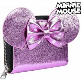 Portmoneu minnie mouse roz metalizat 70688