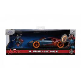 Jada marvel masinuta metalica ford gt scara 1:32 si figurina metalica doctor