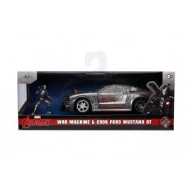 Jada marvel masinuta metalica ford mustang scara 1:32 si figurina metalica war