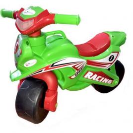 Motocicleta de impins mykids racing verde rosu
