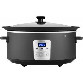 Oala electrica slow cooker ecg ph 6530 master, 6.5 litri, 270 w, vas ceramic,