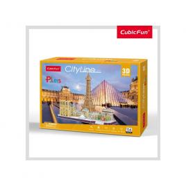 Puzzle 3d paris 114 piese