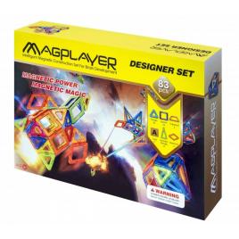 Set de constructie magnetic - 83 piese
