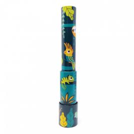Caleidoscop metalic telescopic jungla