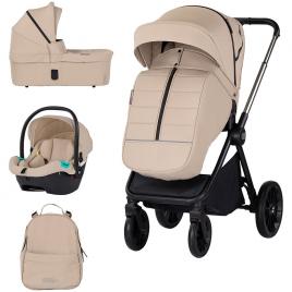 Carucior copii 3 in 1 chipolino encanto tiramisu