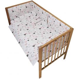 Lenjerie patut hubners hearts 5 piese multicolor