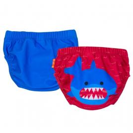 Set 2 chilotei de baie impermeabili, zoocchini, protectie upf50+, marime l, 24-36 luni – shark