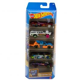Set 5 masini hot wheels demo destruction