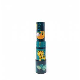 Caleidoscop metalic telescopic jungla