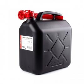Canistra de combustibil din plastic 10l, negru amio