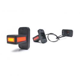 Lampa gabarit led cu brat 1169 w168.32, 12v-24v, pozitie alb / rosu /