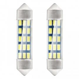 Led sofit, standard 3014, 15 smd, 39 mm, 12v, culoare alb