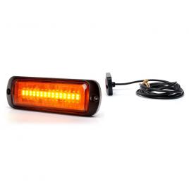 Proiector stroboscopic led portocaliu 1469 w218 cu montare in grila, 2 faze