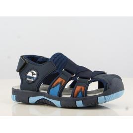 Sandale pentru copii, model sport, albastru și portocaliu (marime disponibila: