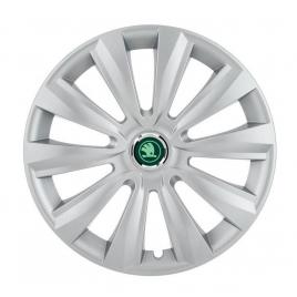 Set 4 capace roti autohelix msa® potrivite jantelor de 14 inch, pentru skoda