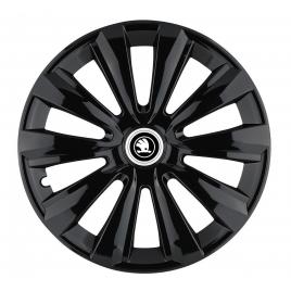 Set 4 capace roti autohelix msa® potrivite jantelor de 15 inch, pentru skoda