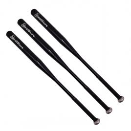 Set de trei bate de baseball ideallstore®, home run, aluminiu, 80 cm, negru