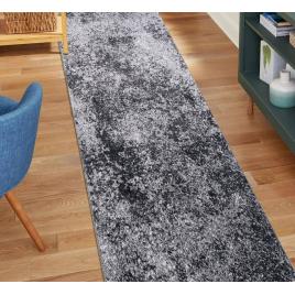 Traversa hol, model mira 24058 160, festonata, latime 60 cm, gri