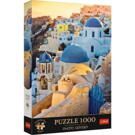 Puzzle trefl 1000 premium plus photo odyssey santorini