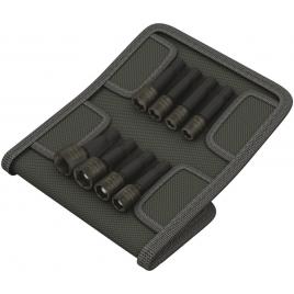 Set de 8 tubulare magnetice cu bit, prindere hexagonala, 1/4