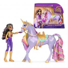 Unicorn academy set sophia si wildstar cu accesorii de calarie
